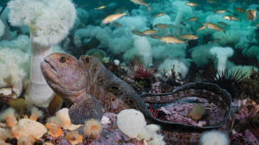 Wolf eel in God’s Pocket Marine Provincial Park.