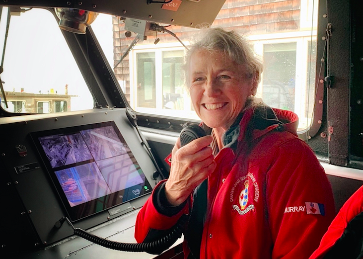 Federal Minister of Fisheries, Oceans and the Canadian Coast Guard, Joyce Murray visiting the Canadian Coast Guard College to see observe the new cutting-edge tools to comprehensively train future Canadian Coast Guard staff on whatever might happen on the water.