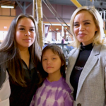 Natasha Marshall Gallic, the proud mother of two young fishing enthusiasts, Mercedes and Marilyn. Together, they navigate the waters with skill and determination, passing on the traditions of their ancestors to future generations, essential for owner-operator fisheries and the health of B.C. coastal communities. Photo by West Coast Now.