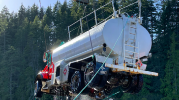 On April 13th, the incident occurred in Chancellor Channel. The channel, which lies between Hardwicke and West Thurlow island, encompasses an area dedicated to the conservation of rockfish.