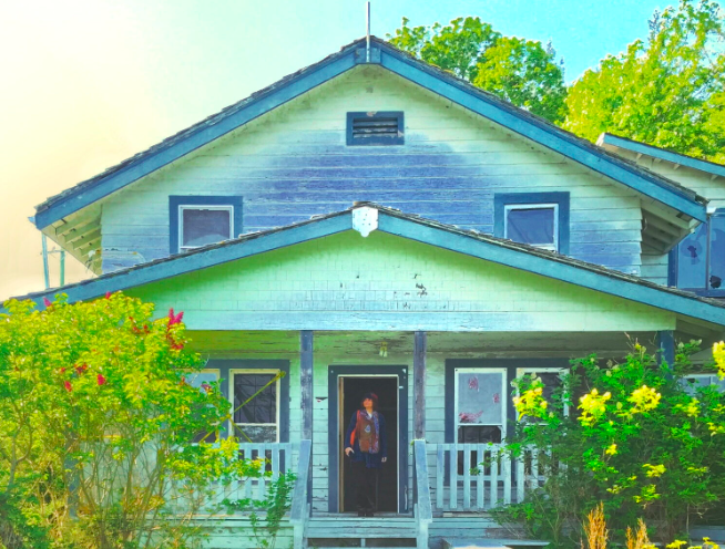House in Jordan River in 2015 before the BC Hydro buyout was finalized.
